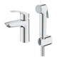 Смеситель для умывальника S-Size с гигиеническим душем Grohe Eurosmart New 23124003 - изображение 4