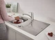 Смеситель для кухни поворотный хром Grohe Eurosmart 33281003 - изображение 9