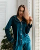 Піжамний костюм Jeny Смарагдовий S - зображення 3