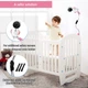 Тримач для відео няні Baby Monitor з гнучкою ніжкою довжиною до 95 см та кріпленням на борт дитячого ліжечка (Рожевий) - зображення 2