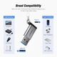 Адаптер UGREEN US276 USB-A 3.0 Male to USB-C 3.1 Female Adapter Gray (50533) - изображение 5