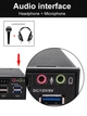 Передня панель DeepFox Multifuntion 5,25" Media Dashboard Card Reader USB 2.0 USB 3.0 20 Pin e-SATA SATA (sv2527) - зображення 2