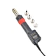 Термофен JCD 8208 Hot Air Gun LED + 4 насадки з підставкою (SV2474) - зображення 2