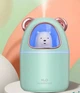 Увлажнитель воздуха с подсветкой Humidifier H20 8023 350мл мишка зеленый - изображение 2