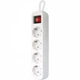 Мережевий фільтр Defender S418 з вимикачем 4 розетки 1.8м 10А White - зображення 2