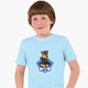 Детская футболка Щенячий патруль (PAW Patrol) (25186-1610) 134-140 см Хлопок Голубой - изображение 1