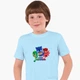 Детская футболка Герои в масках (PJ Masks) (25186-1611) 134-140 см Хлопок Голубой - изображение 1