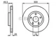 ДИСК тормозной передний BOSCH 0 986 479 183 Bosch (0986479183) - изображение 6