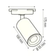Светильник трековый MR16 GU10 Horoz Electric BASEL белый 115-003-0001 - изображение 3