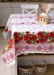 Скатертина традиція "Червоні маки" 2.2м х 1.5м (розкладний стіл) - изображение 2