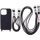 Противоударный Чехол TPU two straps California для Apple iPhone 12 Pro/12 6.1" /Black - изображение 1