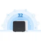 4G/3G WiFi модем-роутер TCL HH42-CV2 | стационарный | SIM | LAN/WAN | SMA MIMO - изображение 4
