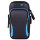 Чехол на руку Primo Sport универсальный спортивный для телефона до 6.5" - Black-Blue Primo SPORT-B/BL черный - изображение 1