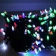Гирлянда Бахрома 320 Led (черный кабель) Цветная (7м) - изображение 1