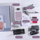 Портативный Фрезер для ногтей Fashion Plus Nail Drill ND928 аккумуляторный с индикатором заряда и насадками, на 35 000 оборотов Pink - изображение 8