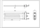 Тен для стиральной машины Ariston C00066284 TP 190-SG-1800 Thermowatt L=190mm 1800W - изображение 7