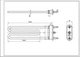 Тен для стиральной машины Electrolux 1327372312 TPD 185-LB-1750 Kawai L=185mm 1750W - изображение 7