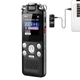 Цифровий диктофон з таймером Sttwunake V59 stereo 8 Gb, чорний (100088) - зображення 5