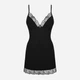 Komplet erotyczny (halka + stringi) Obsessive Bella Rou XL/2XL Black (5901688252345) - obraz 5