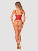Erotyczny gorset Obsessive Belovya XS/S Red (5901688239766) - obraz 4