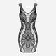 Sukienka erotyczna Obsessive D608 S/M/L Black (5901688238325) - obraz 5