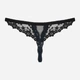 Erotyczne stringi Obsessive Letica S/M Black (5901688223956) - obraz 6