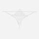 Erotyczne stringi Obsessive Luiza S/M White (5900308555392) - obraz 6