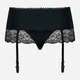 Erotyczny pasek do pończoch Obsessive Miamor S/M Black (5901688209813) - obraz 6