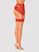 Pończochy erotyczne Obsessive S814 S/M Red (5901688238820) - obraz 2