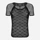 Koszulka erotyczna Obsessive T102 S/M/L Czarny (5901688238912) - obraz 5