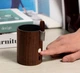 Портативний Bluetooth-динамік на акумуляторі з вбудованим світильником Gingko Drum, дерево горіх - зображення 3
