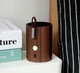 Портативний Bluetooth-динамік на акумуляторі з вбудованим світильником Gingko Drum, дерево горіх - зображення 6