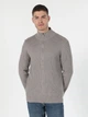 Кофта мужская Colin's CL1055784BME S Beige Melange (8683197332110) - изображение 4