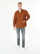 Рубашка хлопковая мужская Colin's CL1059756COR XL Cinnamon (8683197336736) - изображение 3