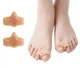 Силіконова міжпальцева перегородка великого та вказівного пальця Hallux Valgus Beige - изображение 1