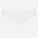 Majtki erotyczne brazylijskie Obsessive Alabastra S/M White (5901688208991) - obraz 6