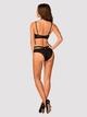 Biustonosz erotyczny Obsessive Brasica M/L Black (5901688250433) - obraz 4