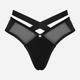 Majtki erotyczne brazylijskie Obsessive Brasica XS/S Black (5901688250440) - obraz 5