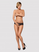 Majtki erotyczne brazylijskie Obsessive Merossa S/M Black (5901688213377) - obraz 3
