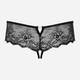 Majtki erotyczne brazylijskie Obsessive Merossa S/M Black (5901688213377) - obraz 6