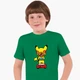 Детская футболка Бравл Старс Леон Пикачу (Brawl Stars Leon Pikachu) (25186-2601) 134-140 см Хлопок Зеленый - изображение 1