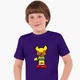 Дитяча футболка Бравл Старс Леон Пікачу (Brawl Stars Leon Pikachu) (25186-2601) 146-152 см Бавовна Фіолетовий - зображення 1