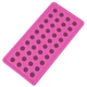 Силиконовая форма для льда CUMENSS B-1012 Pink 40 ячеек гнущаяся для быстрого замораживания (OPT-1991) - изображение 5