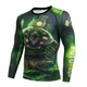 Костюм спортивный компресионный мужской Crocodile King черно-зеленый XL - изображение 3