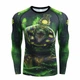 Костюм спортивный компресионный мужской Crocodile King черно-зеленый XL - изображение 5