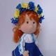 Интерьерная текстильная кукла ручной работы Анита Hand Made - изображение 4
