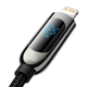 Кабель Baseus Display Fast Charging Type-C to IP 20W 2М Чорний (CATLSK-A01) - зображення 3