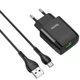 Зарядное устройство Hoco C72A Micro 2.1A Black - изображение 2