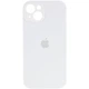 Чехол Fiji Silicone Case Full Camera для Apple iPhone 15 Plus бампер накладка с защитой камеры White - изображение 2