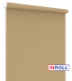 Ролета тканевая INROLL Есо-Mini Plus 105х165 см Len Бежевый 881 - изображение 1